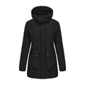 Parka Fleece Padded Coat Shell Jacket Waterproof Lady Fall Winter Coat