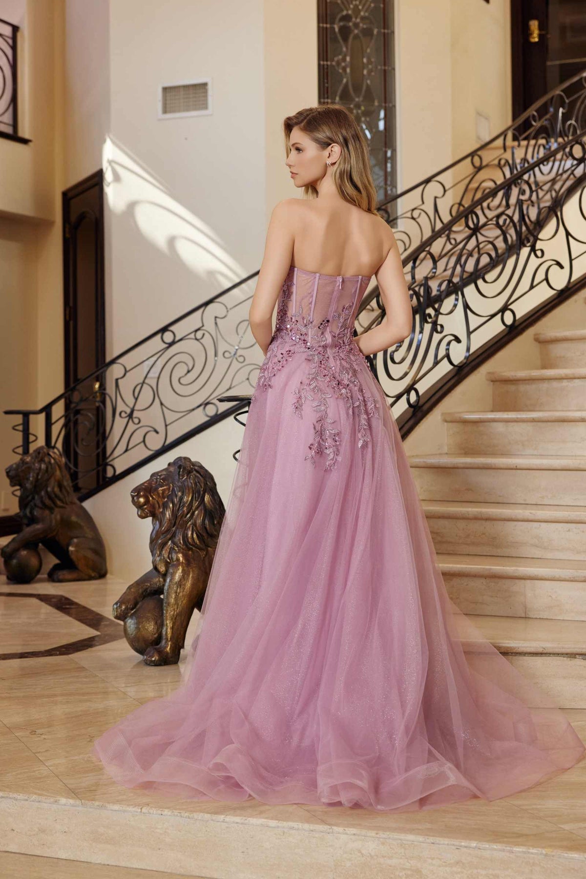 Sequin Sweetheart A-Line Tulle Gown