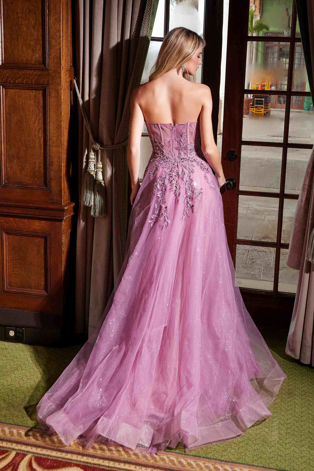Sequin Sweetheart A-Line Tulle Gown