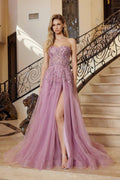 Sequin Sweetheart A-Line Tulle Gown