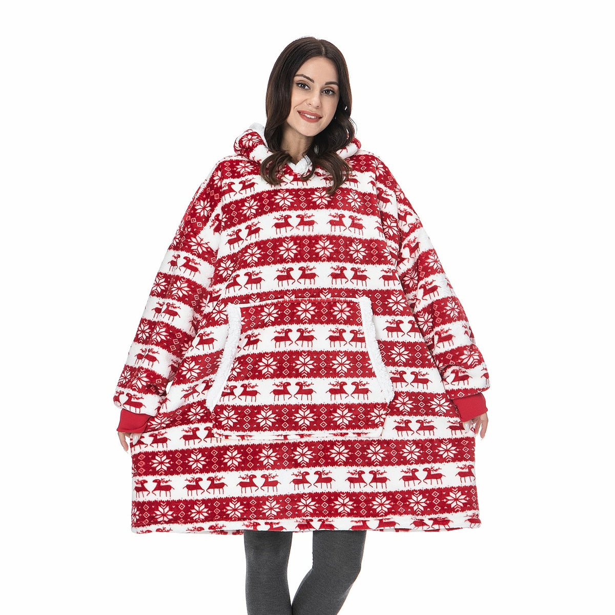 Oversized Hoodie Sweatshirt Women Tie Dye Hoodies Fleece Giant Wearable Blanket
