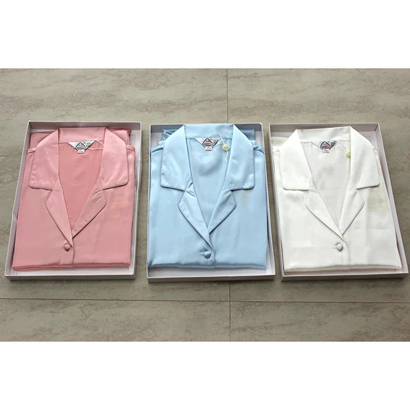 Luxury Women’s Natural Silk Pajamas Set