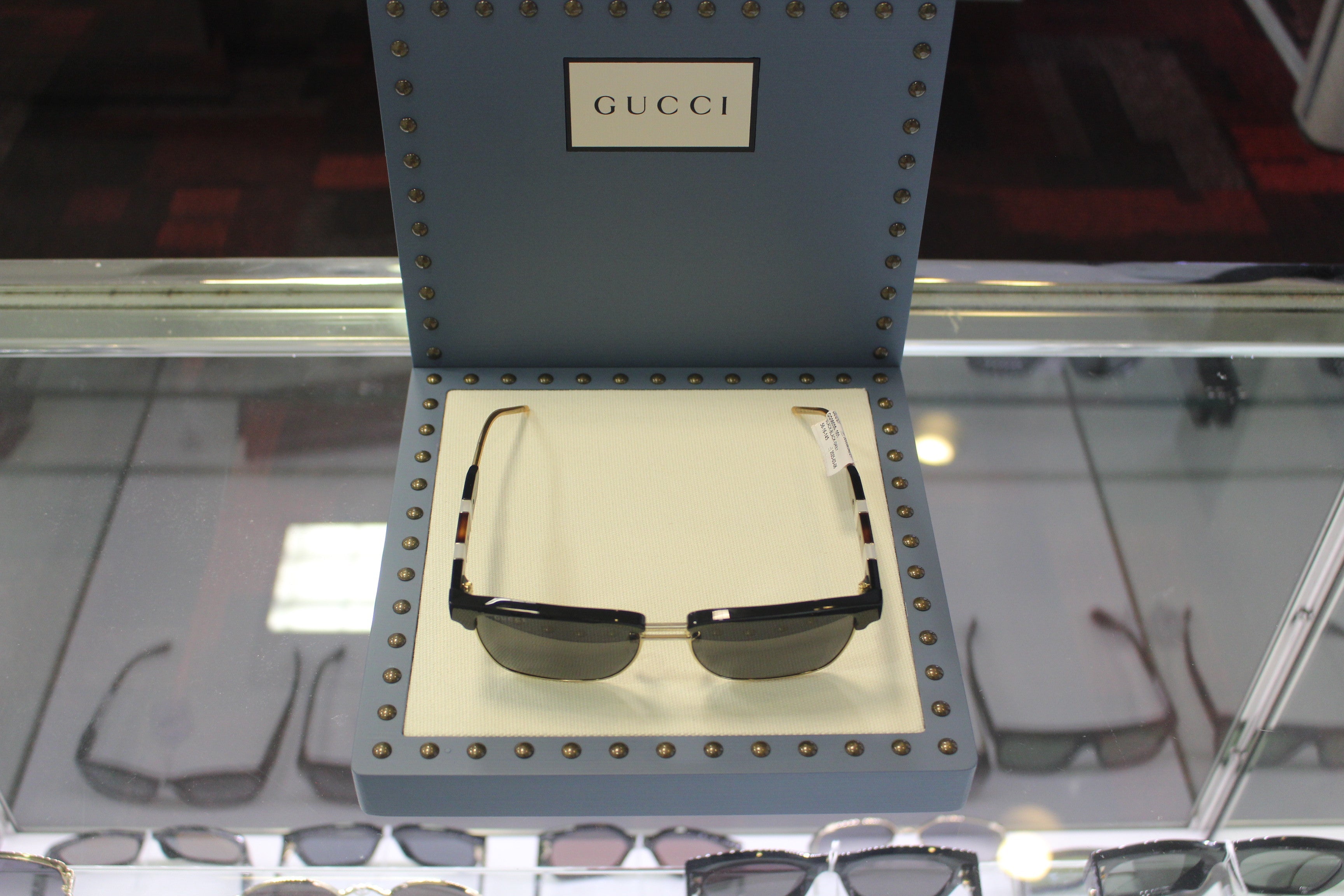 Gucci GG0603S-001 56 Men’s Sunglasses | Black Acetate/Metal Frame | Authentic Luxury (UPC 889652255415)