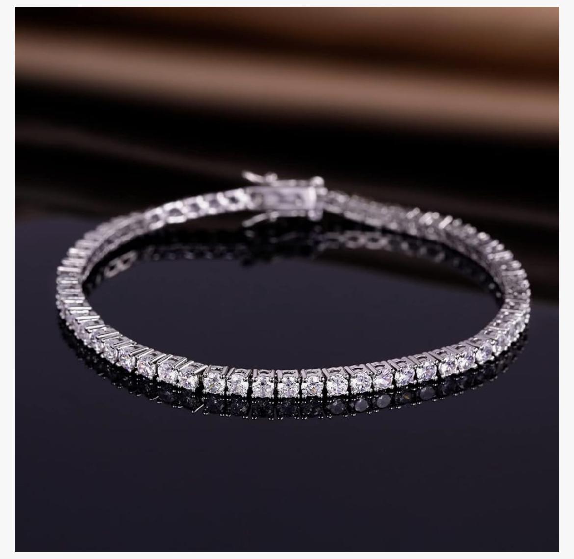 4.00 CTW AGI Certified Lab-Grown Diamond (G/VS) Tennis Bracelet in Choice of 14K White or Yellow Gold
