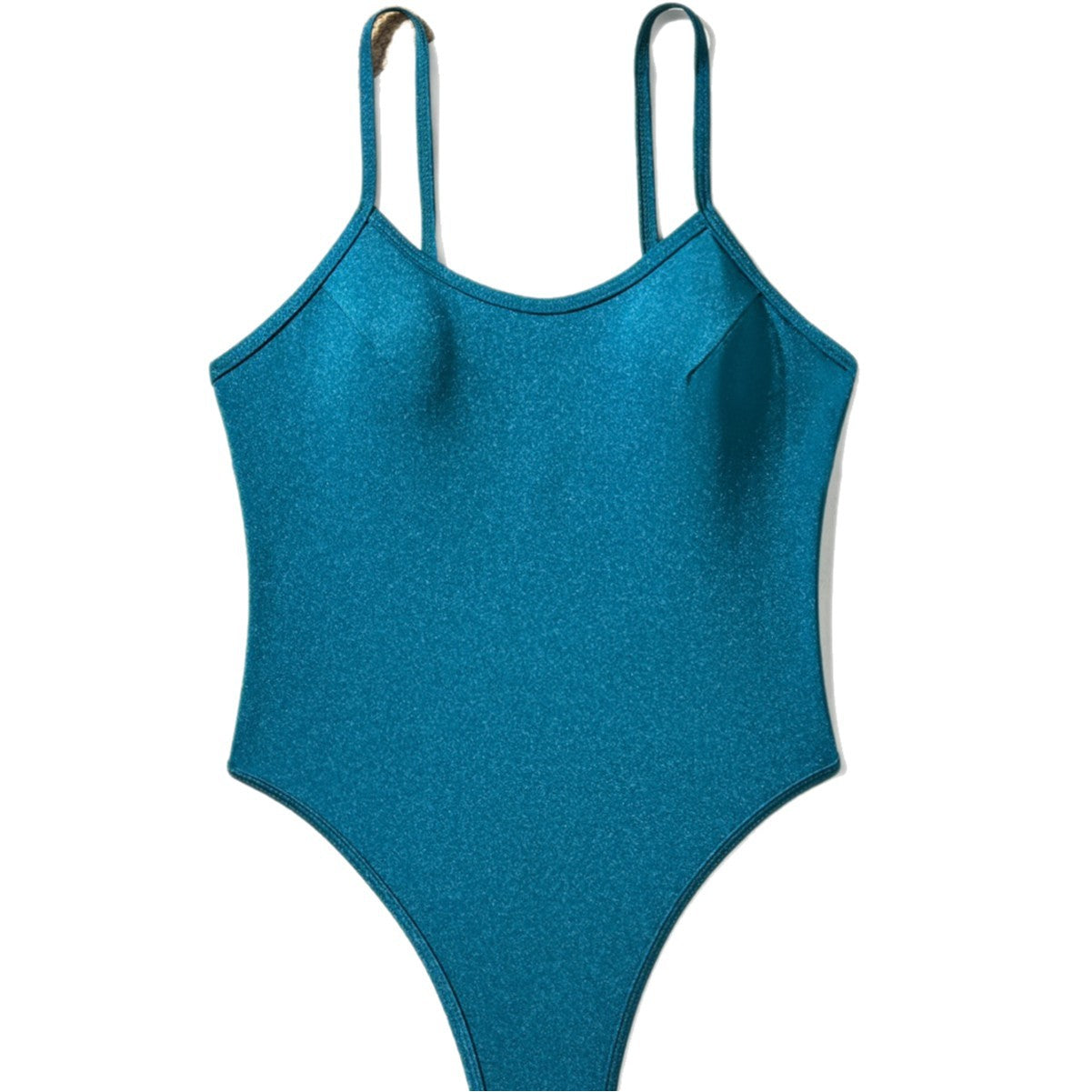 One-piece halter swimsuit solid color simple trend swimsuit bikini women's one-piece