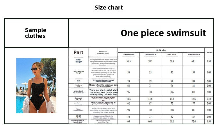 Swimsuit Women's senior sense backless black one-piece racing swimming pool training beach swimsuit