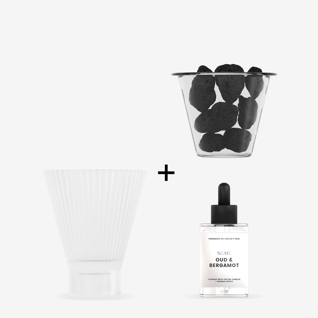 ZAI Lava Rock Diffuser - Oud & Bergamot