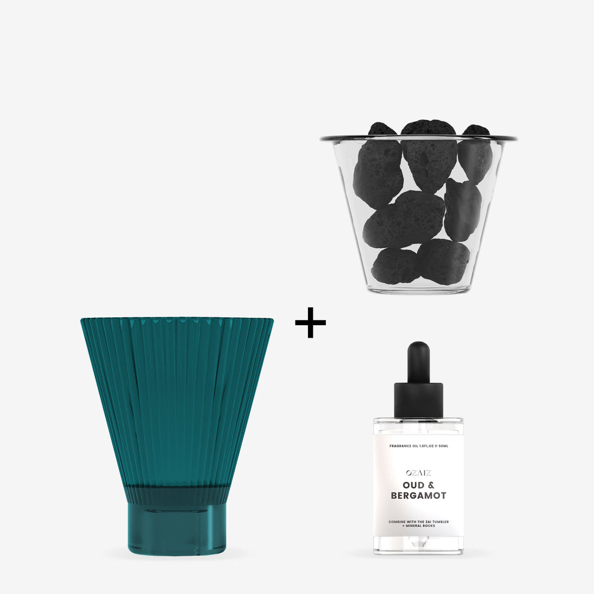 ZAI Lava Rock Diffuser - Oud & Bergamot