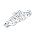 0.5 Carat Heart Shaped Diamond Ring For Women