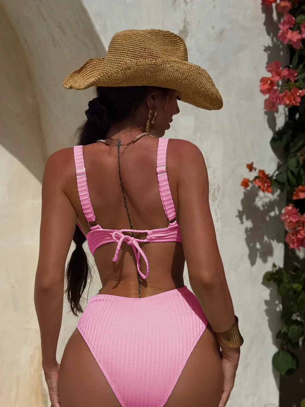 2026 Deep V Neck Cut Out Women Swimwear One Piece Swimsuit Female High Leg Cut Monokini Bather Backless Bathing Swim Beachwear