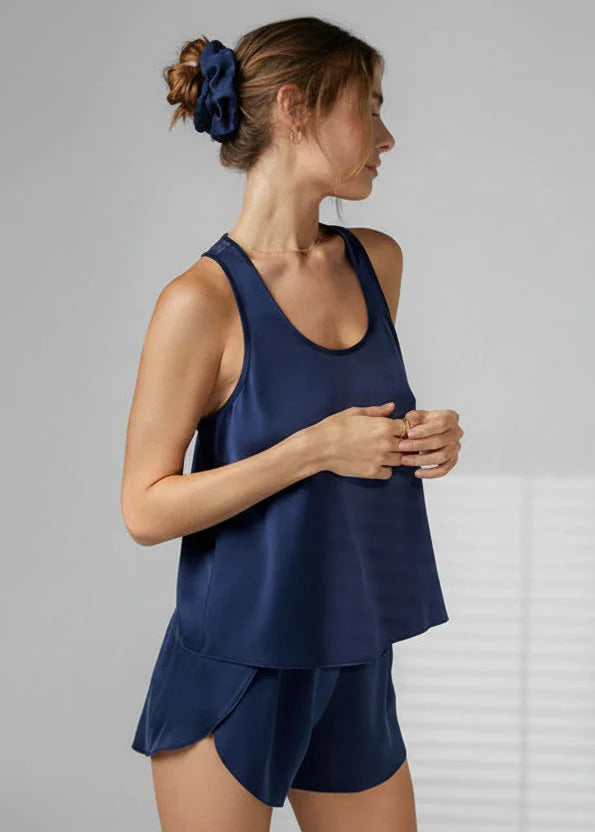 Plus-Size Mulberry Silk Pajama Set Luxury Women's Nightwear