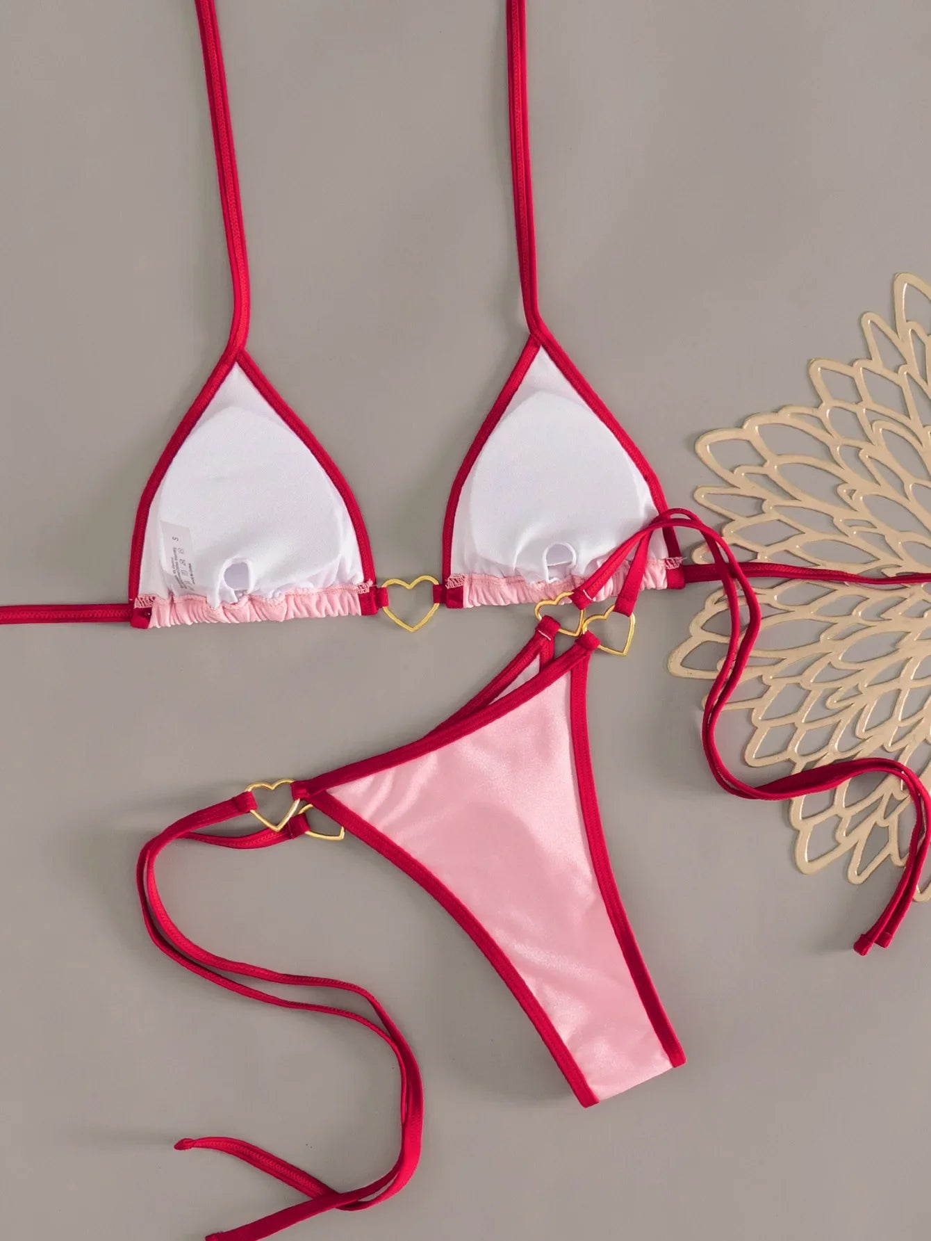 2026 Solid Color Bikinis Set Triangle Swimwear Women Bandage Swimsuit Patchwork Bathing Suit Beach Biquini Mujer Swimming Wear