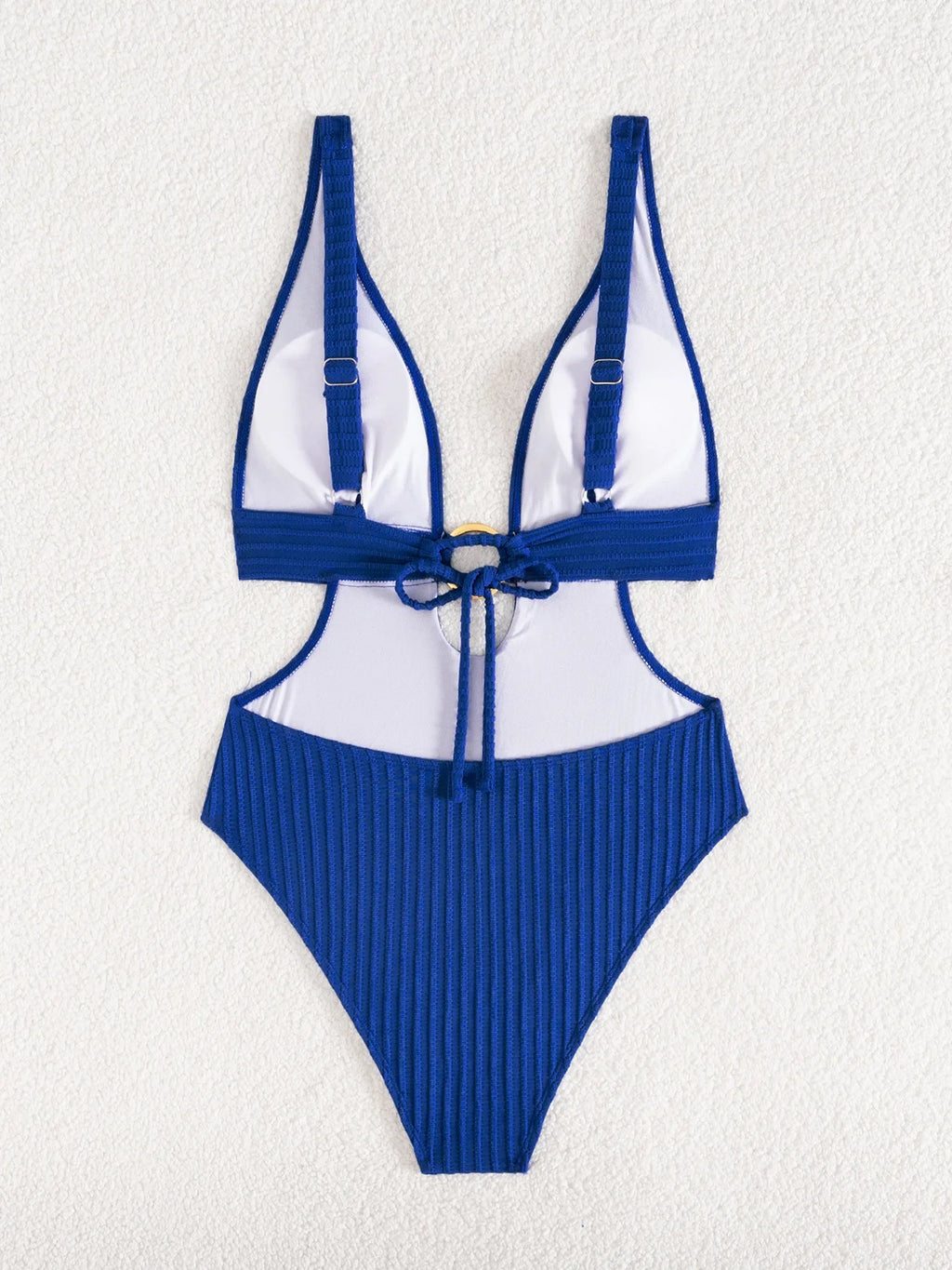 2026 Deep V Neck Cut Out Women Swimwear One Piece Swimsuit Female High Leg Cut Monokini Bather Backless Bathing Swim Beachwear
