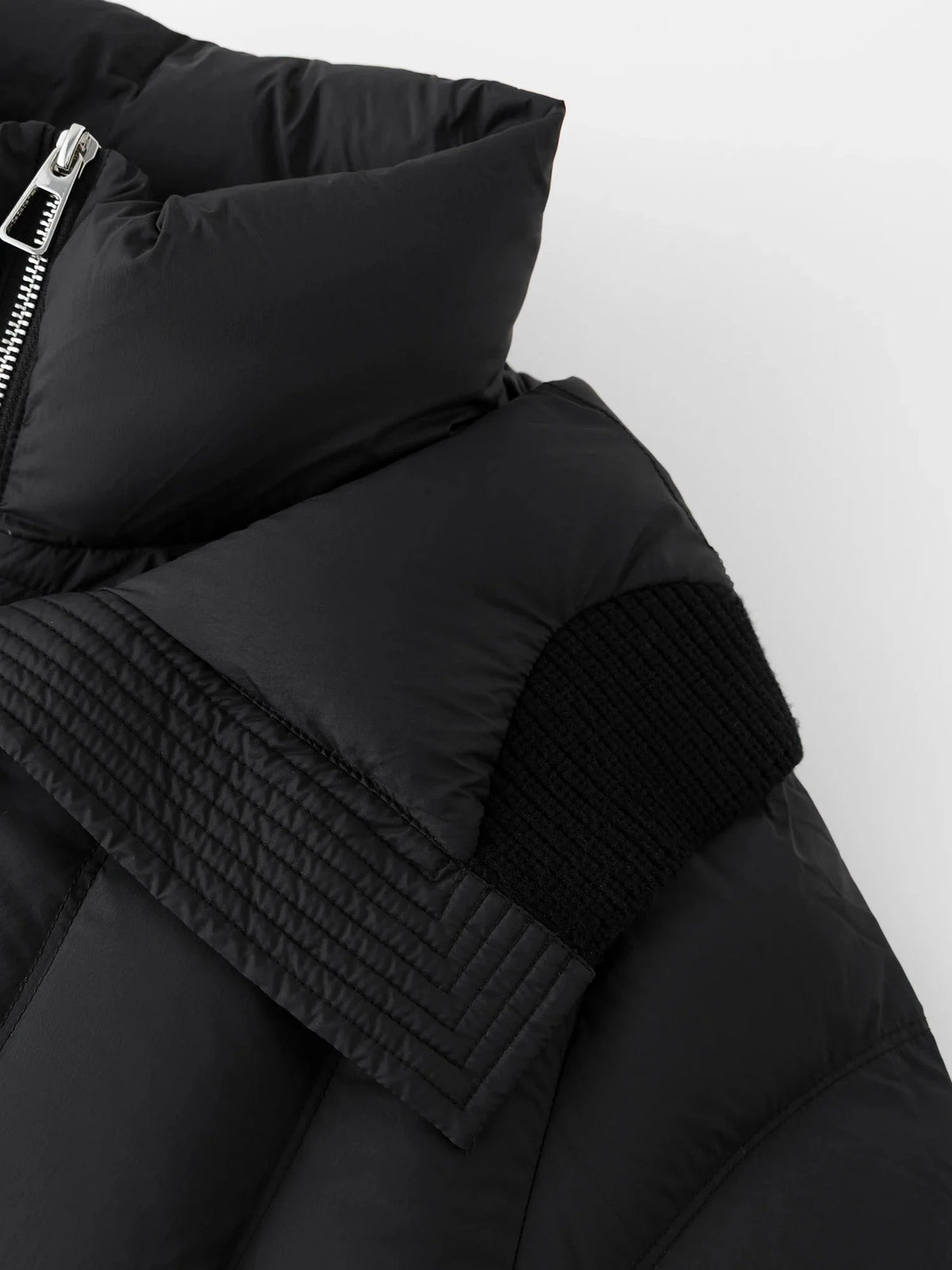 Plus Size Quilted Duck Down Winter Puffer Jacket
