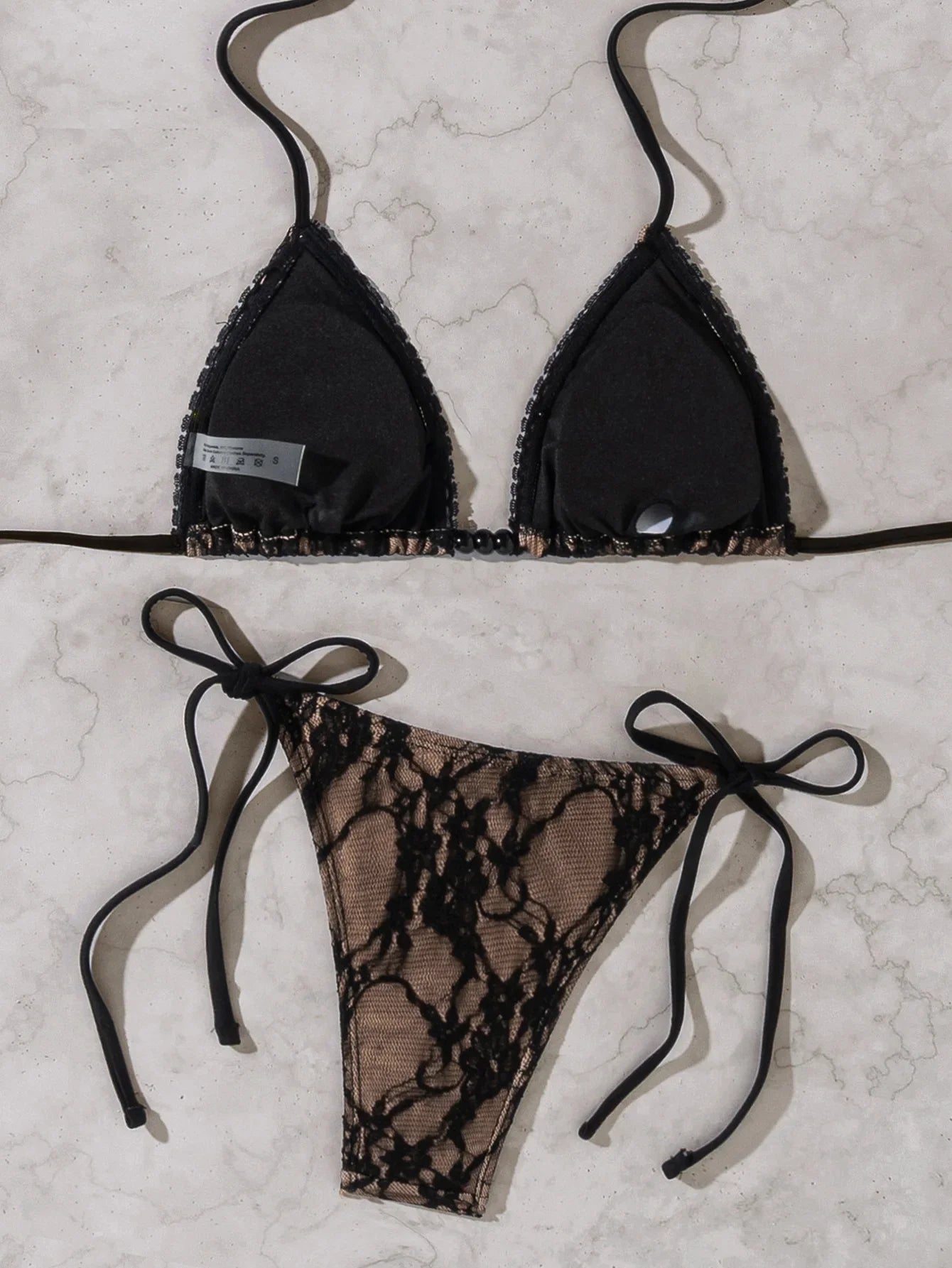 2026 Solid Color Bikinis Set Triangle Swimwear Women Bandage Swimsuit Patchwork Bathing Suit Beach Biquini Mujer Swimming Wear