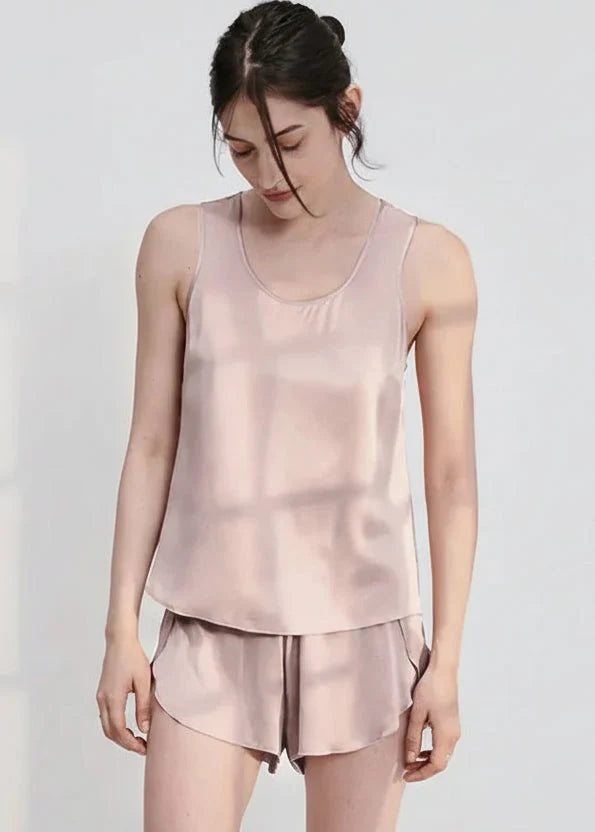 Plus-Size Mulberry Silk Pajama Set Luxury Women's Nightwear