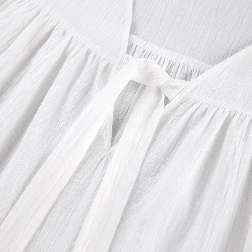 Women's 2-Piece Cotton Pajama Set V-Neck Sleepwear