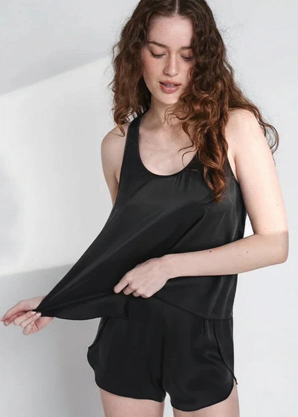 Plus-Size Mulberry Silk Pajama Set Luxury Women's Nightwear