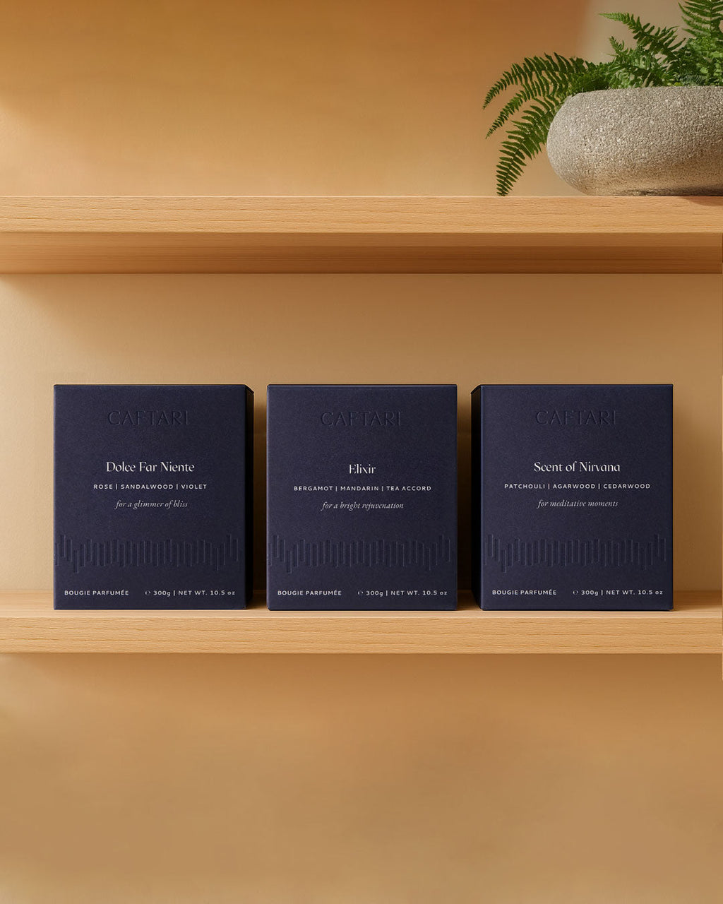 Caftari Signature Gift Set — Luxury Candle Trio