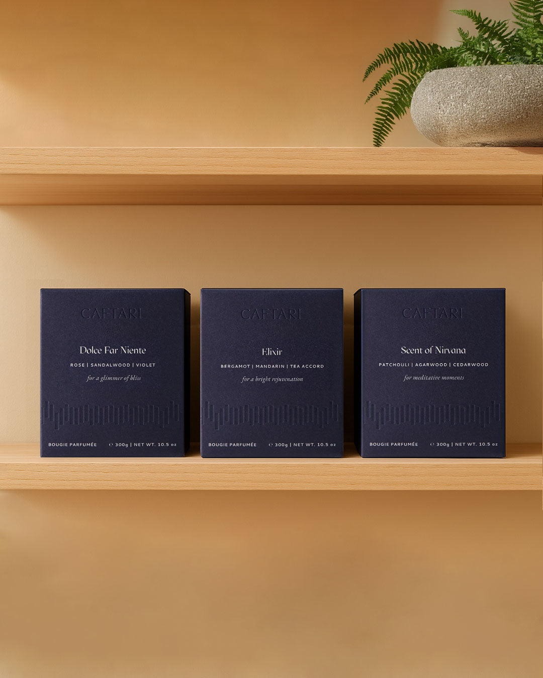 Caftari Signature Gift Set — Luxury Candle Trio